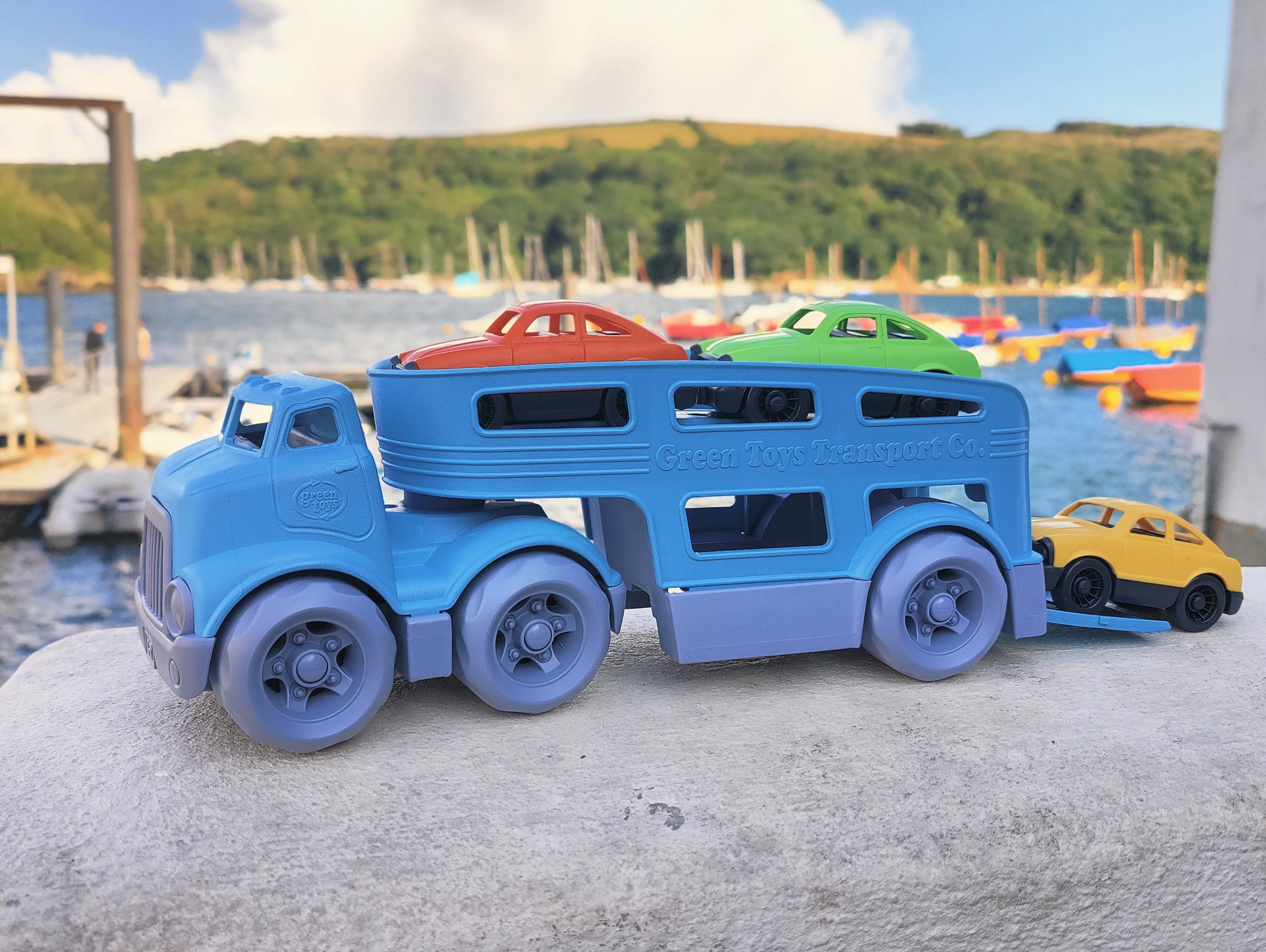 Green toys car carrier online